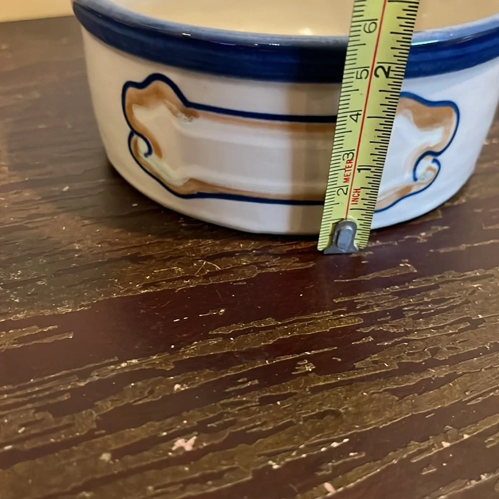 Louisville Stoneware pet food water bowl “Abby”